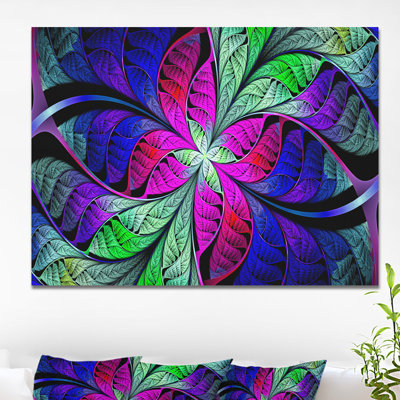 " Multi-Color Stained Glass Texture "