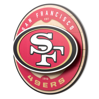 NFL San Francisco 49ers 3DX Circle Wall Art