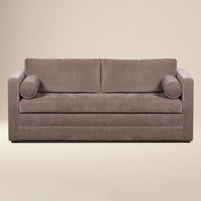 Hojovice 82'' Velvet Square Arm Sofa Bed