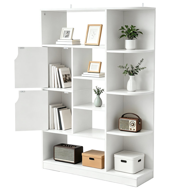 120cm H x 80cm W Cube Bookcase, White