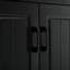 Armoire à chaussures minimaliste à quatre portes avec porte-manteau 51,2 po U-Can-137878037