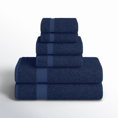 Glenlee 6 Piece Eco-Friendly 100% Cotton Towel Set