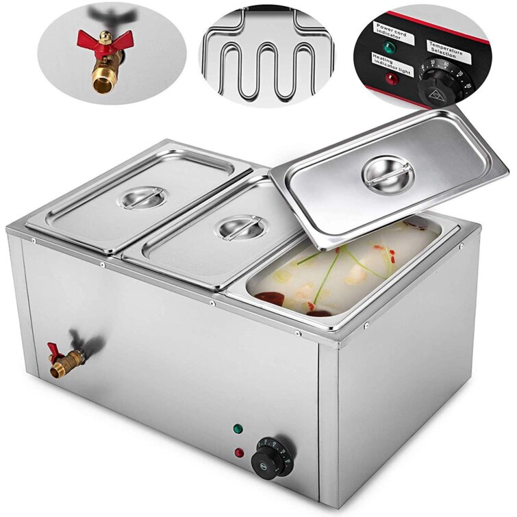 Prep & Savour Stainless Steel Warmers, Heaters, Burners And Servers