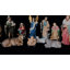 Un ensemble de décorations classiques de la naissance de Jésus