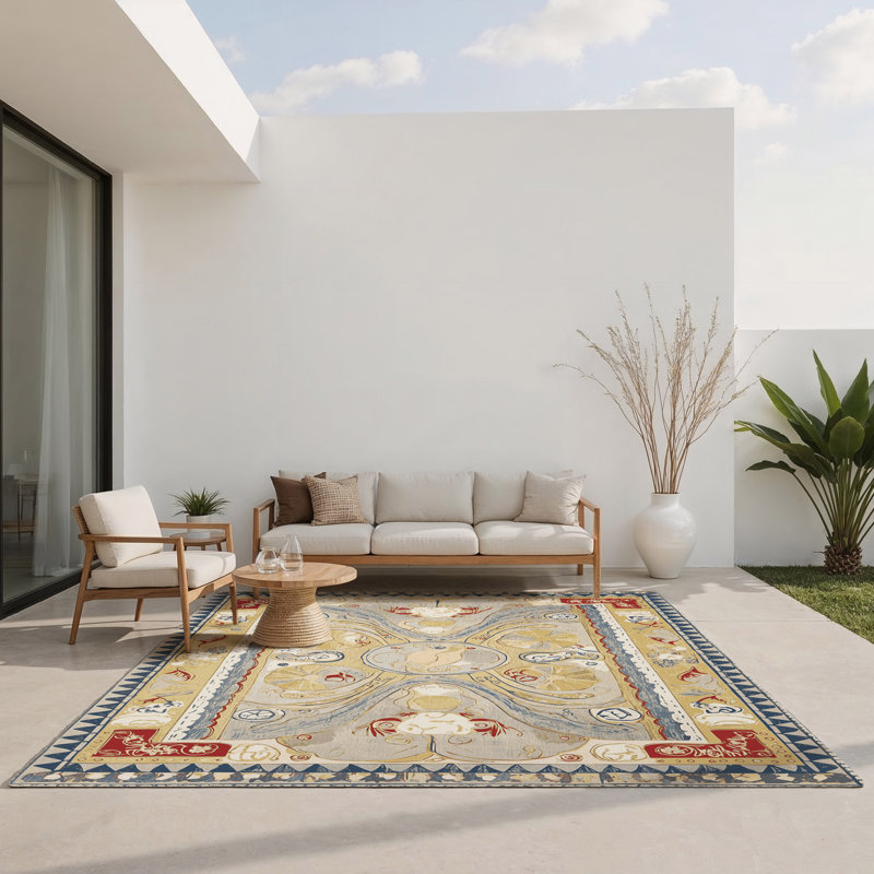 Tapis intérieur et extérieur Snappy Dash, Rectangulaire 2 pi x 3 pi