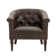 Faux Leather Club Chair