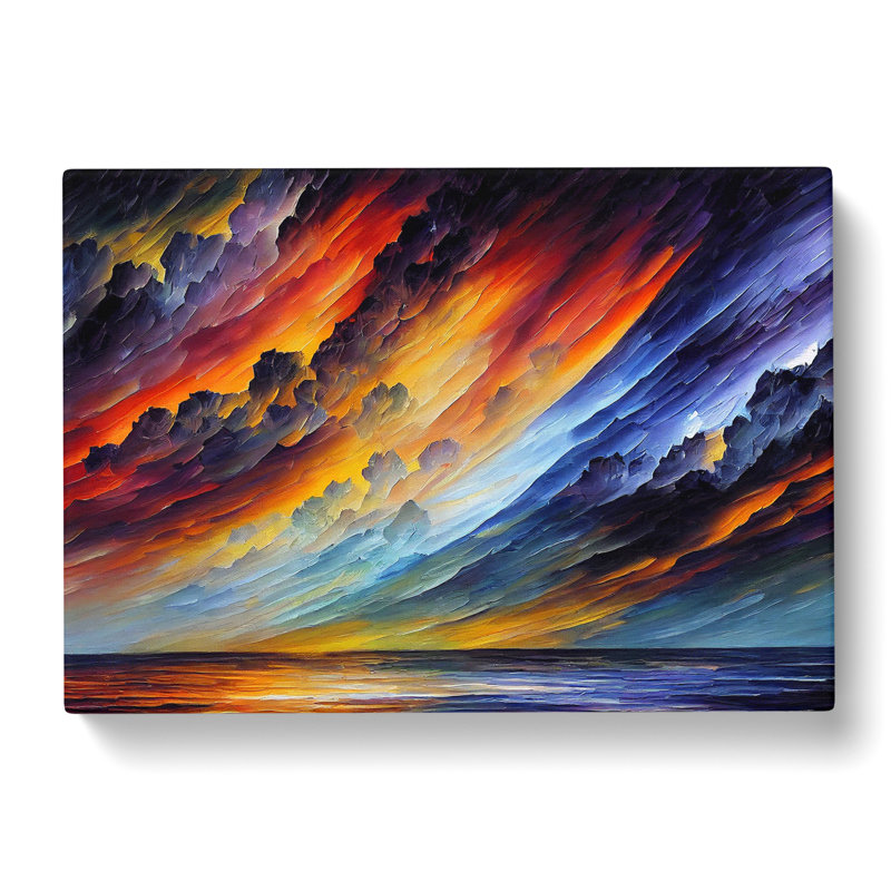 Ocean Clouds Vol.2 Abstract - Wrapped Canvas, 40cm H x 60cm W x 3cm D