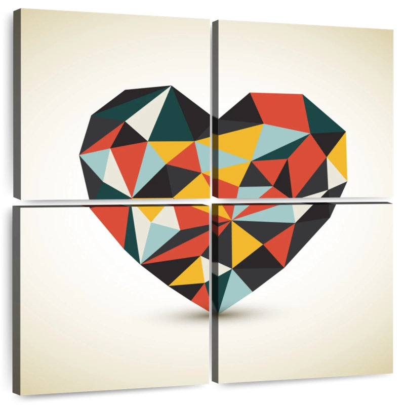 Hardie Abstract Heart, 26" H x 26" W