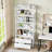 2 Drawer Bookcase Tall Bookshelf-1034322183