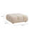 Calliope Cream Performance Velvet Modular Ottoman
