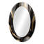 Miroir mural décoratif en marbre doré et noir Pablita III-2068513030-2068513029