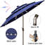 Parasol lumineux 9 pi Keensburg-764765135