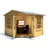 Rochester 10 x 10 Ft. Corner Log Cabin