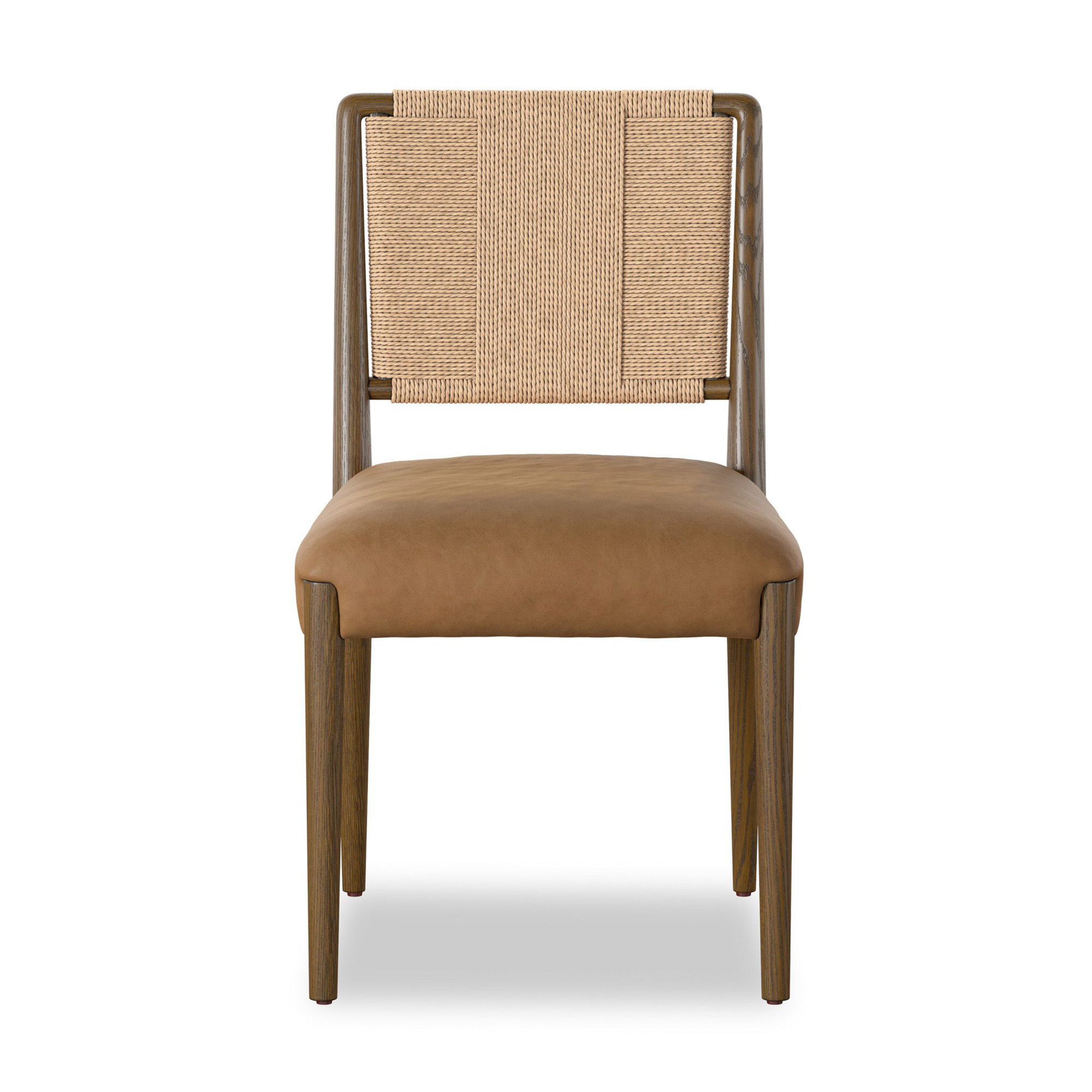 Betha Woven Side Chair, Maestro Camel, Tan Ash