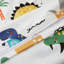 Ensemble de housse de couette en coton imprimé à motif de dinosaure 4 pièces pour enfants Marina Marina-91343671