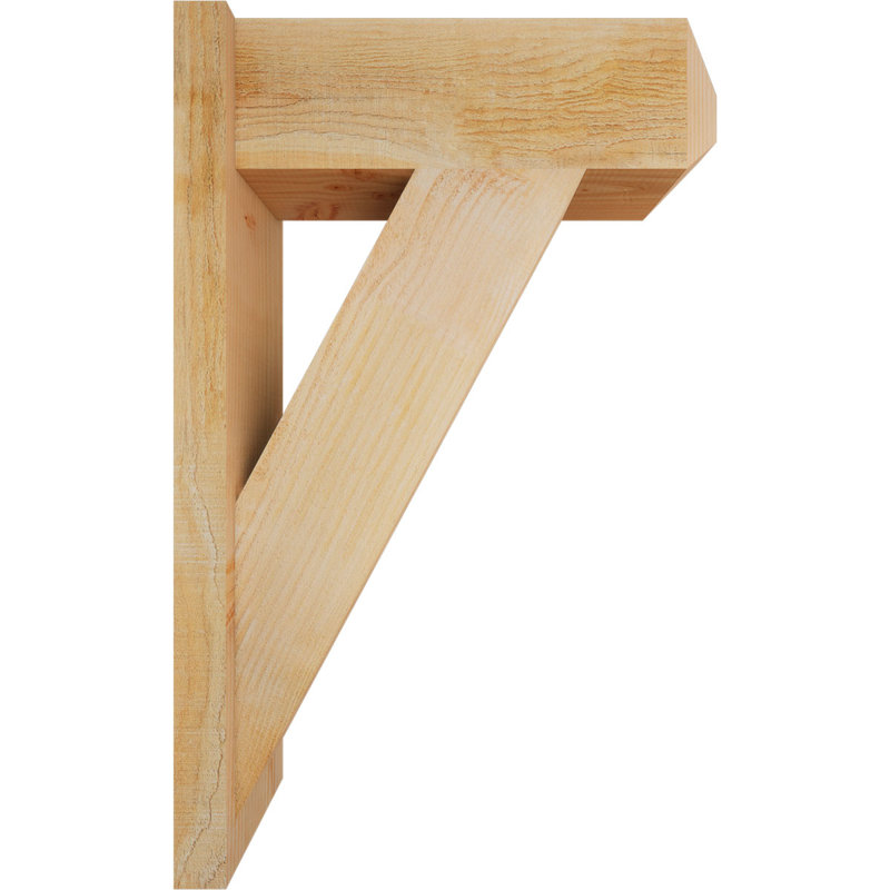Artisan traditionnel en bois rustique, P 22 po x H 34 po, Sapin Douglas de 8 po (sciage brut)