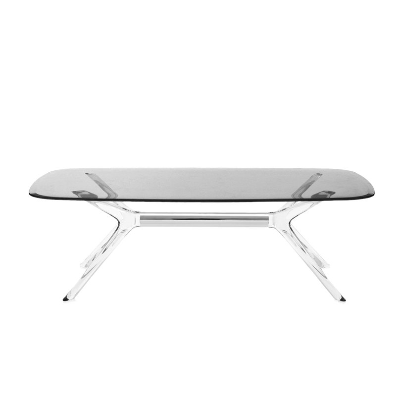 Blast Coffee Table, Crystal-Chrome, Green