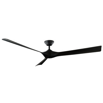 Torque Indoor/Outdoor 3-Blade Smart Ceiling Fan 70" and Remote Control, Works With Alexa and iOS or Android App