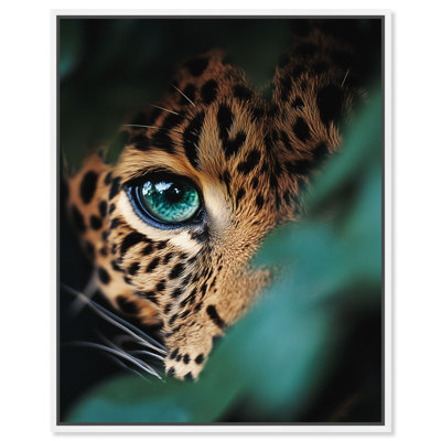 Jungle Watcher I Animals Canvas Print by Oliver Gal, Black Frame, 16 x 20