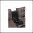 2Pcs Sofa Set Living Room Furniture Dark Coffee Plush Polyfiber Sofa Loveseat W Console Pillows Couch