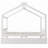 House Platform Bed With Two Drawers,Headboard And Footboard,Roof Design-1835167126