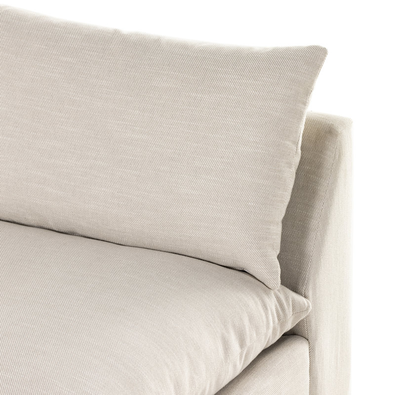 Grant Sofa, Ashby Oatmeal Performance Weave