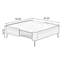 Table basse rectangulaire en bois manufacturé-1541508434