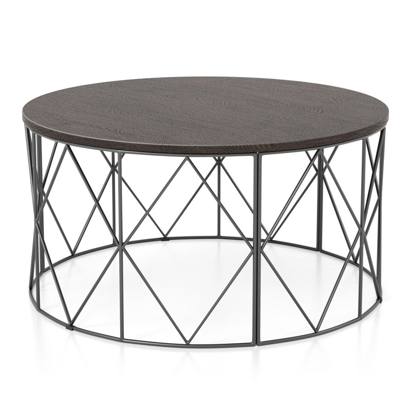 Single Coffee Table, Dark Walnut