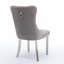 Knocker Ring Wing Back Velvet Dining Kitchen Chairs-206074736-267033406