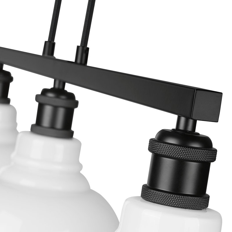 Luminaire suspendu linéaire à 3 lumières Bradney