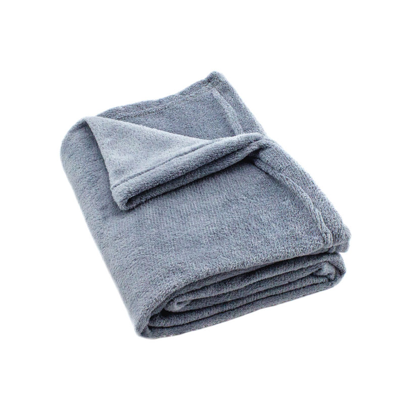 Viviano Knitted Throw Blanket, Denim