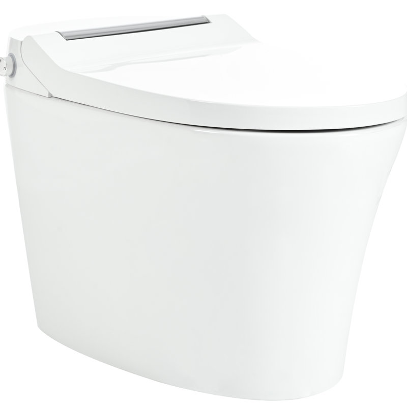 Bathroom Toilet With Heated Seat & Powerful Flushing Dual Flush Option Soft Close