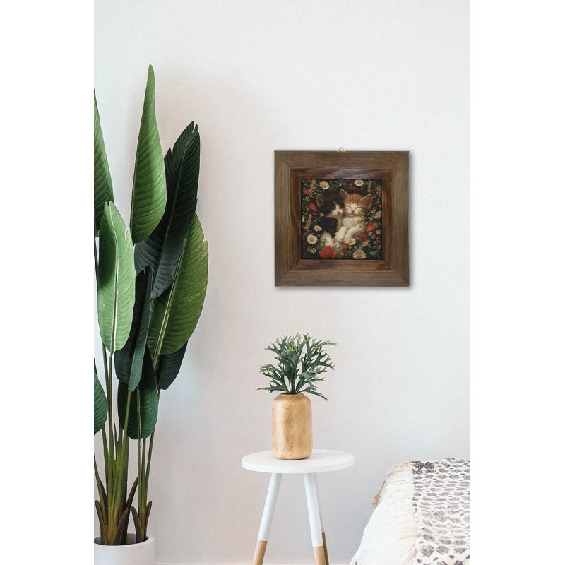 Peinture décorative encadrée