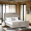 ?King Corduroy Wingback Bed Frame ?600 lb Capacity ?Noise-Free Design-1311600572