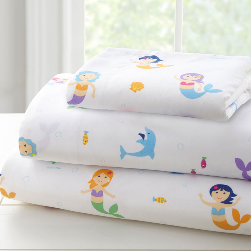 Ensemble de draps Wildkin - microfibre douce, drap-housse et drap-housse, Ensemble de draps pour lit simple + drap-housse + 
