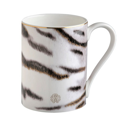 Mug Cup TIGER in Luxury Box diam. 2.5in, H 3.3in, cap. 12.5 oz