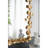 51.5" X 29" Full Length Arched Wall Mirror With Golden Leaf Accents, Decorative Mirror For Living Room Bedroom
