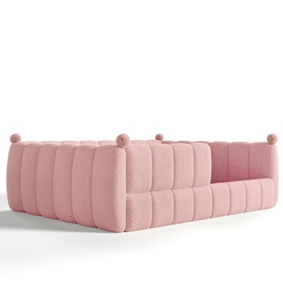 Lit de sol rembourré doux, lit plateforme pour enfants avec rails de sécurité entourant le lit, structure de lit d'enfant bas au sol, lit de jour bas, lit à profil bas pour chambre d'enfant et chambre d'amis