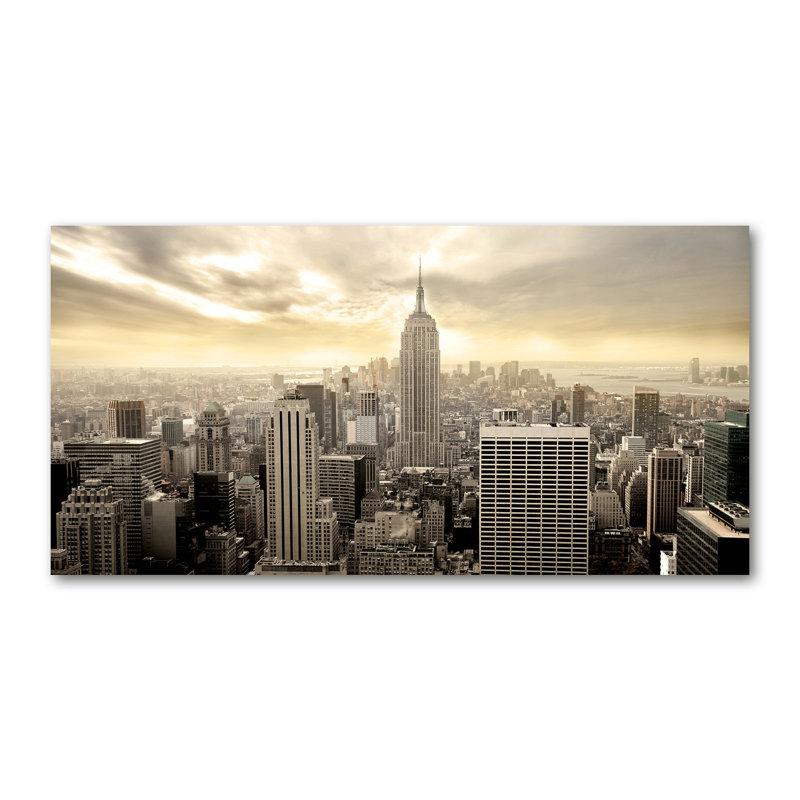 Manhattan New York - No Frame Print on Canvas