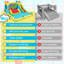 15.6' X 11' Giant Inflatable Water Slide Bounce House With Air Blower, Pool, Sprayers For Backyard Play