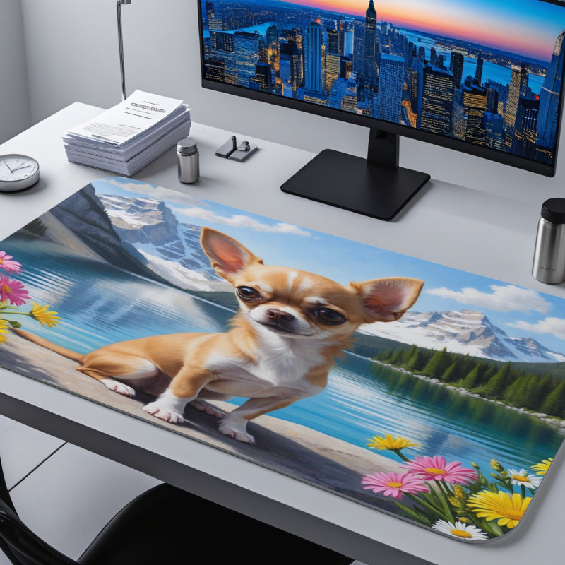 Polyester Desk Pad, 31.5x15.5