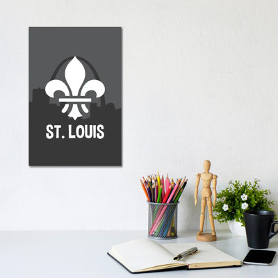 St. Louis Fleur-De-Lis by Benton Park Prints - Wrapped Canvas Gallery-Wrapped Canvas Giclée