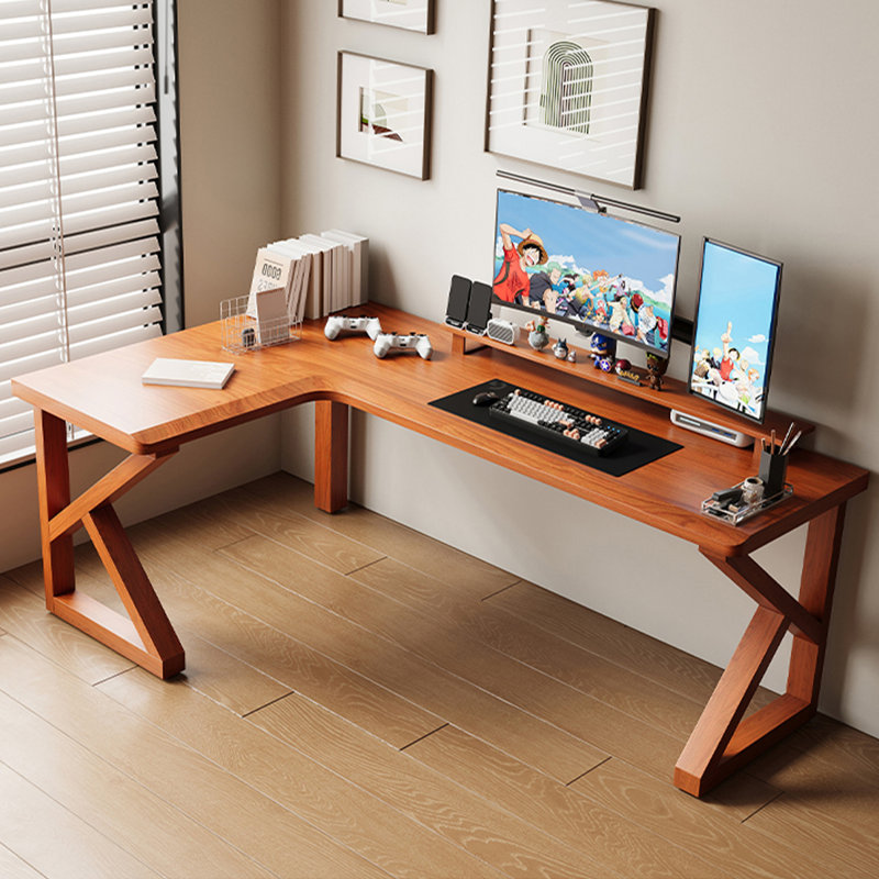 Bureau d'écriture Cherry, Cerisier, Retour à gauche, H 29,53 po x l 62,99 po x P 47,24 po