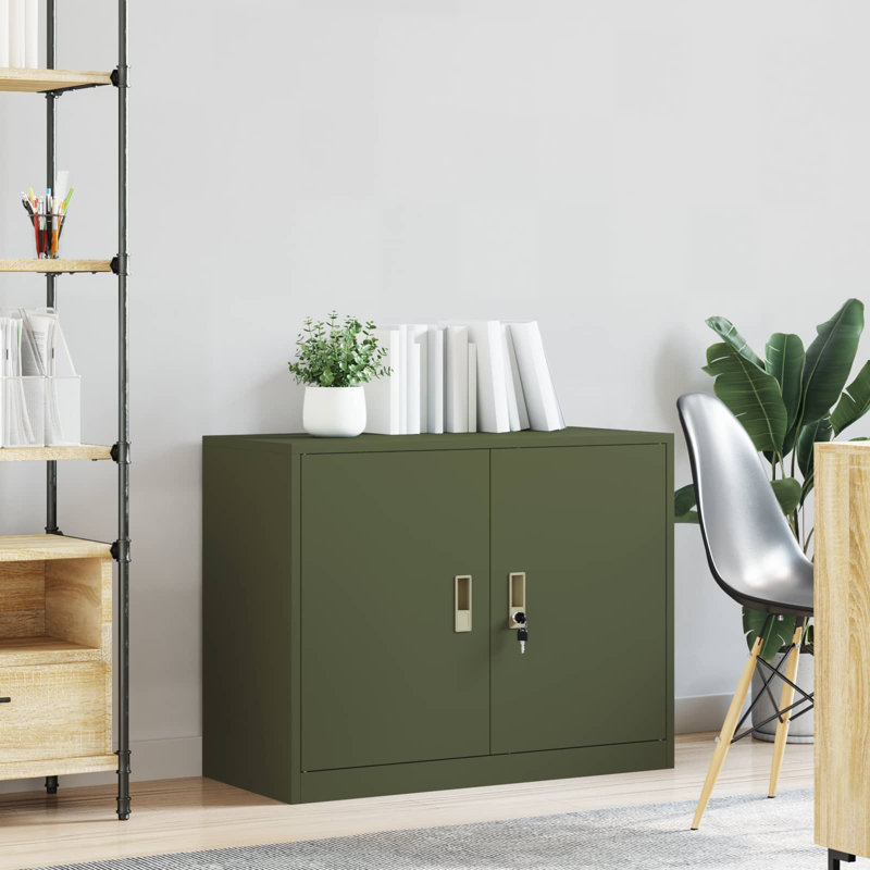 Storage Cabinet, Olive Green