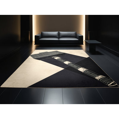 Tapis industriel en brique beige Rocco War Hammer