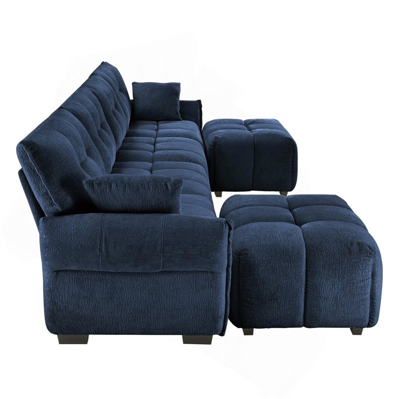 Canapé modulaire en chenille