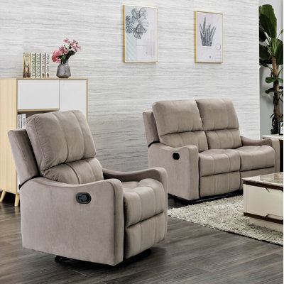 Ensemble de salon inclinable 2 pièces Shirah