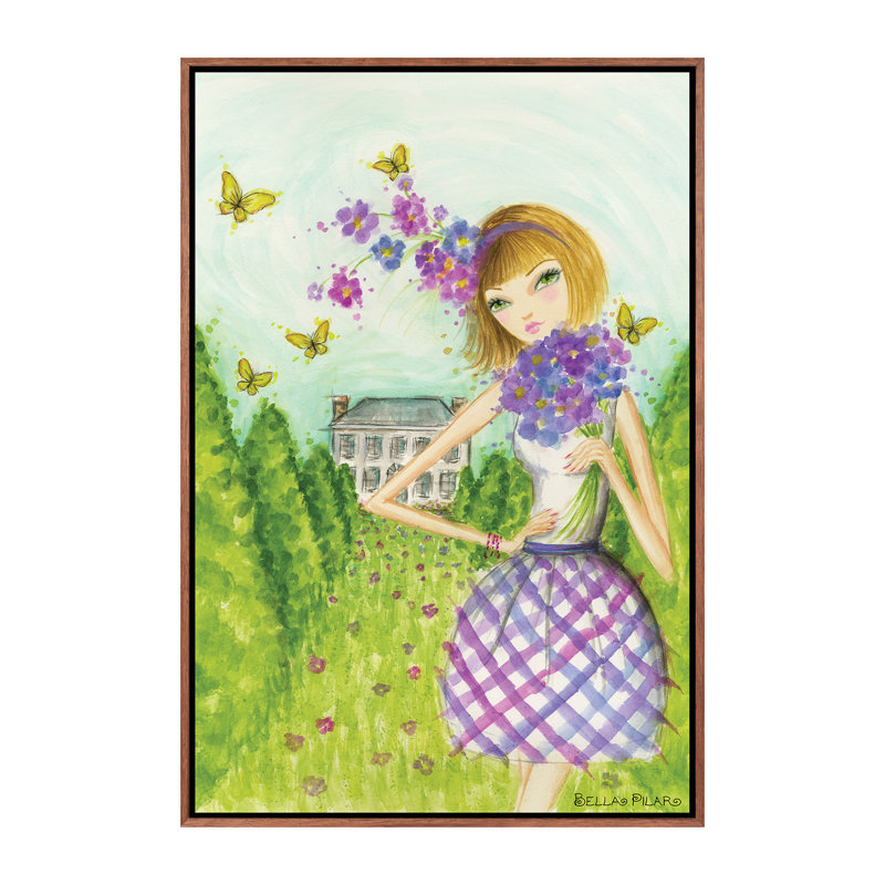 Framed Art, 40" H x 26" W x 1.5" D, Classic Wood Framed Canvas