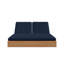 Beja Double Chaise Lounge - Charcoal-2097498350