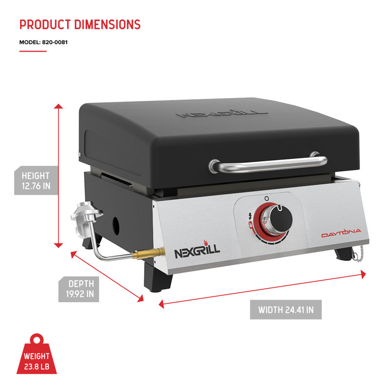 Nexgrill Single Burner Liquid Propane Gas Grill